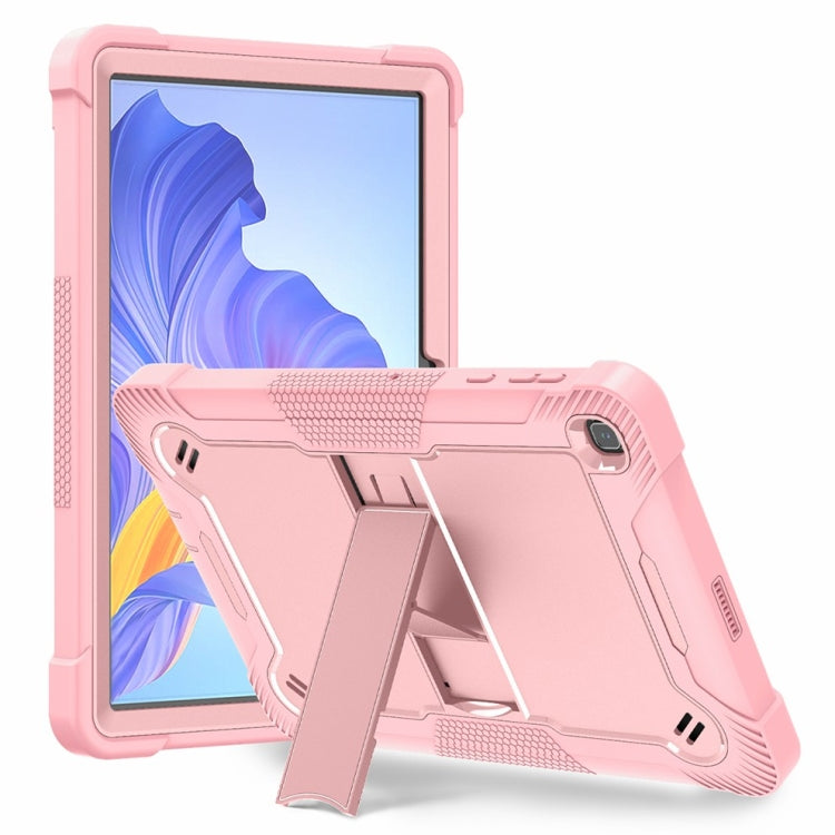 For Honor Pad X8 Shockproof Silicone Hybrid PC Tablet Case featuring a durable design with a kickstand, perfect for protecting your tablet.